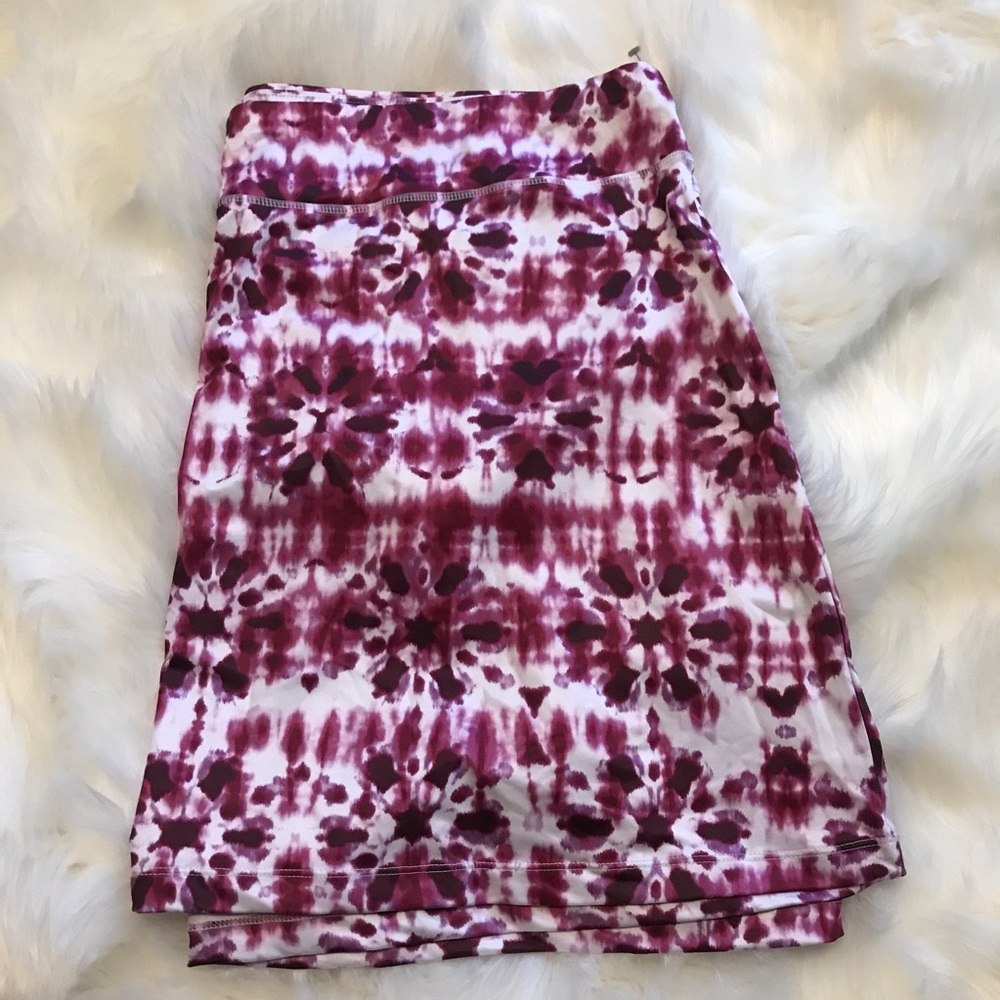 Reel Legends Purple tie dye Keep It Cool Skirt 2x